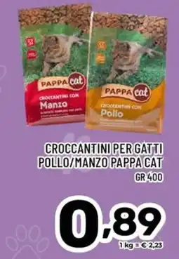 Il Centesimo Croccantini per gatti pollo/manzo pappa cat offerta