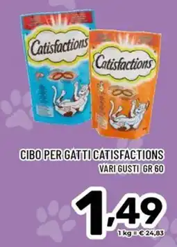 Il Centesimo Cibo per gatti Catisfactions offerta