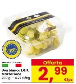 Interspar Uva bianca I.G.P. Mazzarrone offerta
