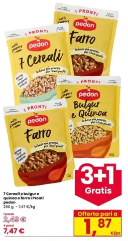 Interspar 7 Cereali o bulgur e quinoa o farro I Pronti pedon offerta