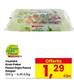 Interspar Insalata Gran Poker Passo Dopo Passo Despar offerta