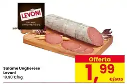 Interspar Salame Ungherese Levoni offerta