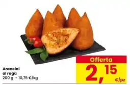 Interspar Arancini al ragù offerta