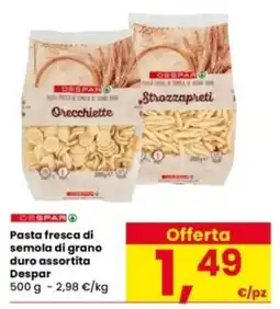 Interspar Pasta fresca di semola di grano duro assortita Despar offerta