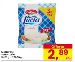 Interspar Mozzarelle Santa Lucia offerta