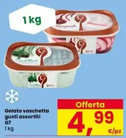Interspar Gelato vaschetta gusti assortiti G7 offerta