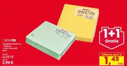Interspar Servietten Spar offerta