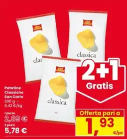 Interspar Patatine Classiche San Carlo offerta