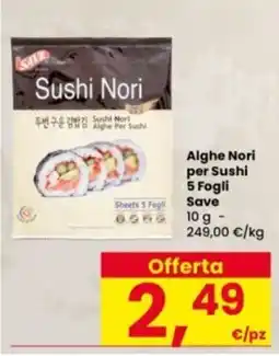 Interspar Sushi Nori offerta