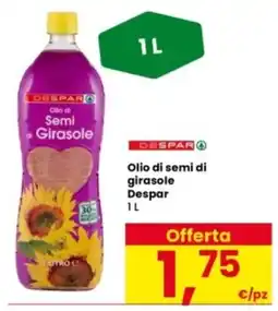Interspar Olio di semi di girasole Despar offerta