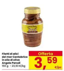 Interspar Filetti di alici del mar Cantabrico in olio di oliva Angelo Parodi offerta