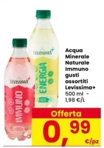 Acqua Minerale Naturale Immuno Levissima+