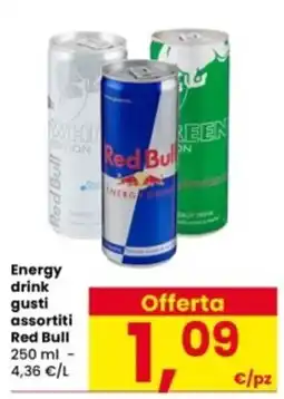 Interspar Energy drink gusti assortiti Red Bull offerta