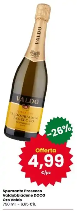 Spumante Prosecco Valdobbiadene DOCG Oro Valdo