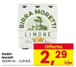 Interspar Radler Moretti offerta