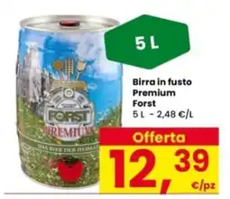 Interspar Birra in fusto Premium Forst offerta