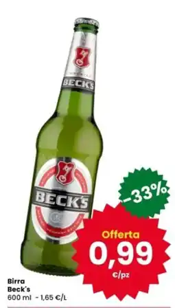 Interspar Birra Beck's offerta