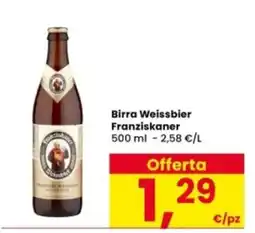 Interspar Birra Weissbier Franziskaner offerta