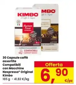 Interspar Caffè assortito Kimbo offerta