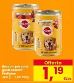 Interspar Bocconi per cane gusti assortiti Pedigree offerta