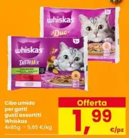 Interspar Cibo umido per gatti gusti assortiti Whiskas offerta