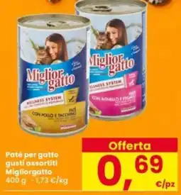 Interspar Patè per gatto gusti assortiti Migliorgatto offerta