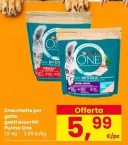 Interspar Crocchette per gatto gusti assortiti Purina One offerta
