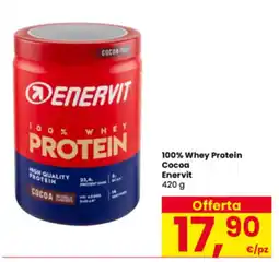 Interspar 100% Whey Protein Cocoa Enervit offerta