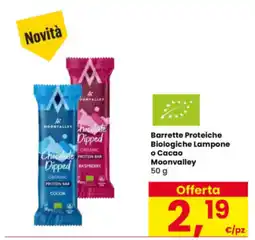 Interspar Barrette Proteiche Biologiche Moonvalley offerta