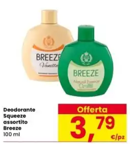 Interspar Deodorante Squeeze assortito Breeze offerta