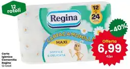 Interspar Carta igienica Camomilla Regina offerta