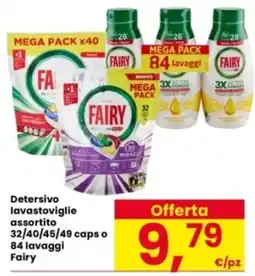 Interspar Detersivo lavastoviglie assortito Fairy offerta
