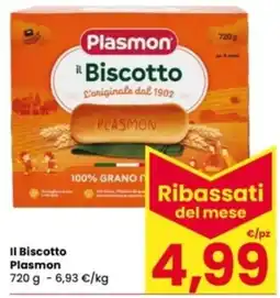 Interspar Il Biscotto Plasmon offerta