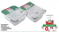 Interspar Vaschette in alluminio con coperchio S-BUDGET offerta
