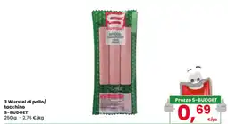 Interspar Wurste di pollo/tacchino S-BUDGET offerta