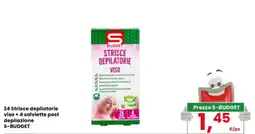 Interspar Strisce depilatorie viso S-BUDGET offerta