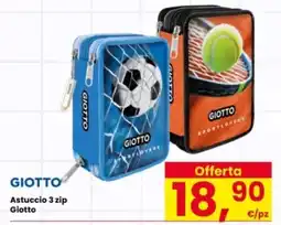 Interspar Astuccio 3 zip Giotto offerta