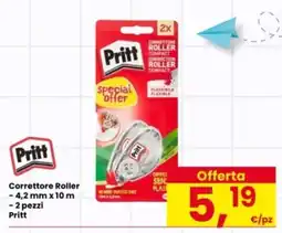 Interspar Correttore Roller Pritt offerta