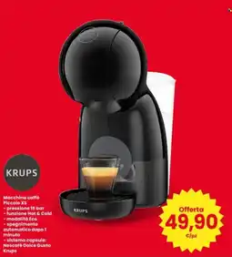 Interspar Macchina caffè Piccolo XS Krups offerta