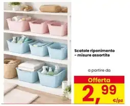 Interspar Scatole riponimento - misure assortite offerta