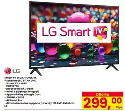 Interspar LG Smart TV 55UA751C0LK 4K offerta
