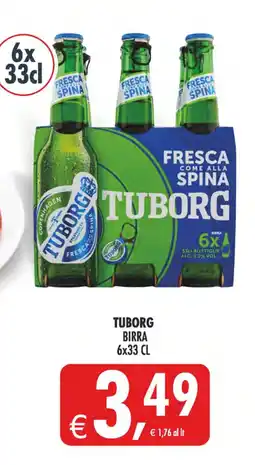 Deco Iperstore Tuborg birra offerta