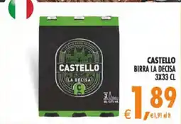 Deco Iperstore Castello Birra La Decisa offerta