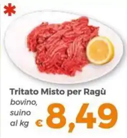 Tocal Tritato Misto per Ragù bovino, suino offerta