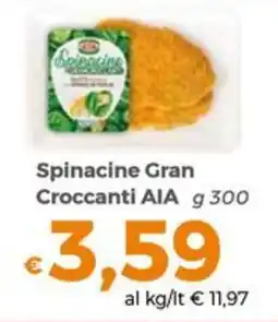 Tocal Spinacine Gran Croccanti AIA offerta