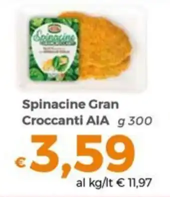 Tocal Spinacine Gran Croccanti AIA offerta