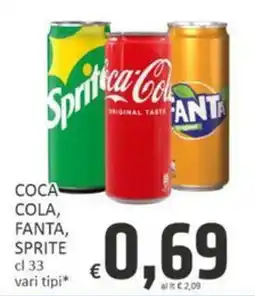 Paghi Poco Coca Cola, Fanta, Sprite offerta