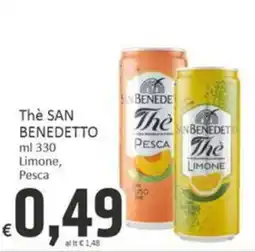 Paghi Poco Thè SAN BENEDETTO offerta