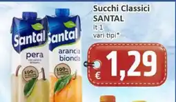 Paghi Poco Succhi Classici Santal offerta