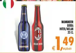Deco Iperstore Bombeer birra inter/milan offerta